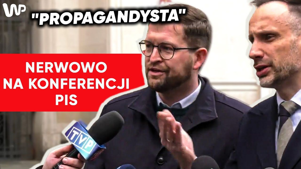 Awantura na konferencji PiS. Moment starcia z dziennikarzem TVP