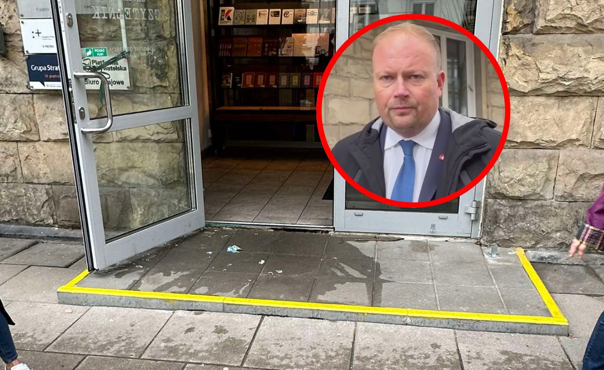 Groźny incydent przed biurem Platformy. Zembaczyński: celowy atak