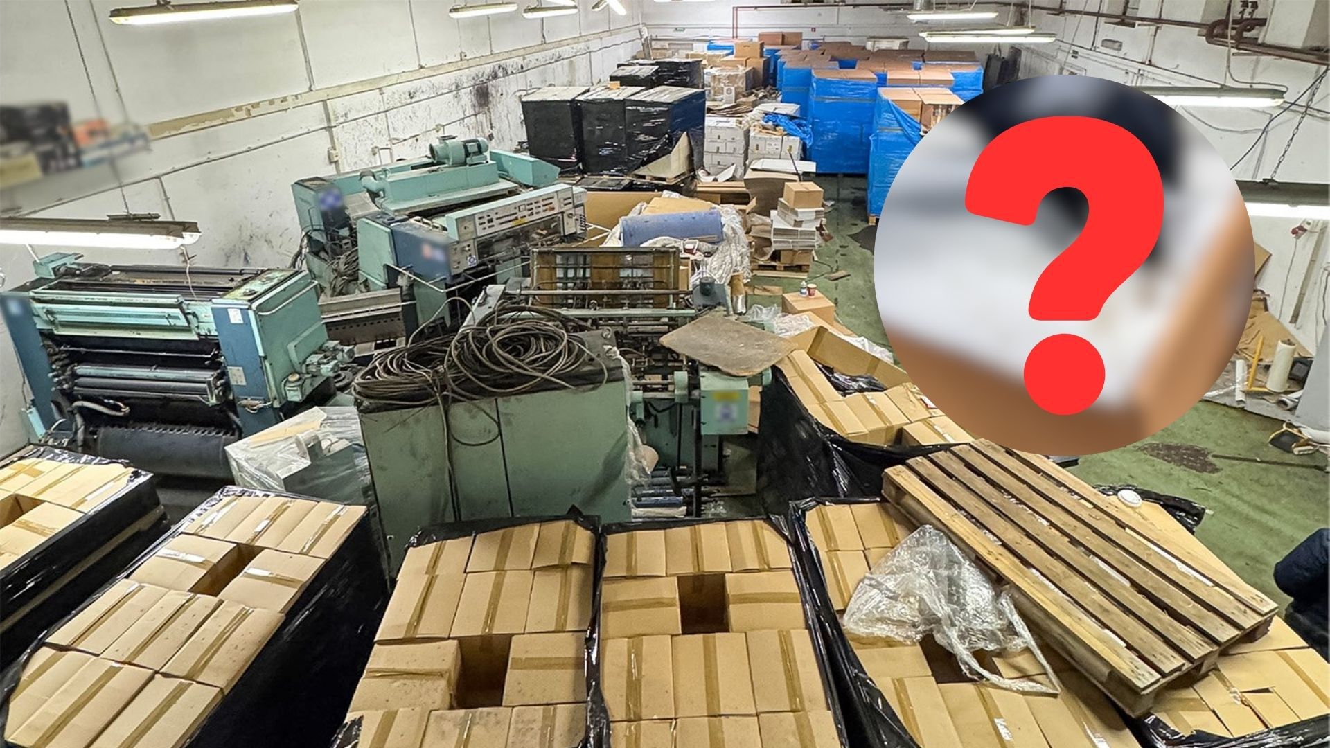 Weszli do magazynu pod Otwockiem. Potężna skala odkrycia