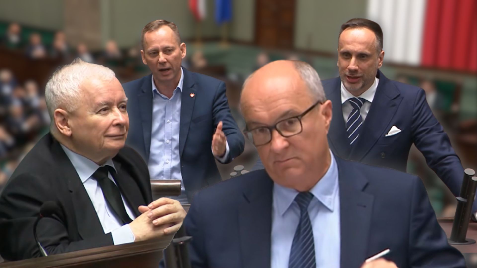 "Nie idźcie tą drogą". Tak nazwał PiS w Sejmie. Kamery nagrały reakcję Kaczyńskiego