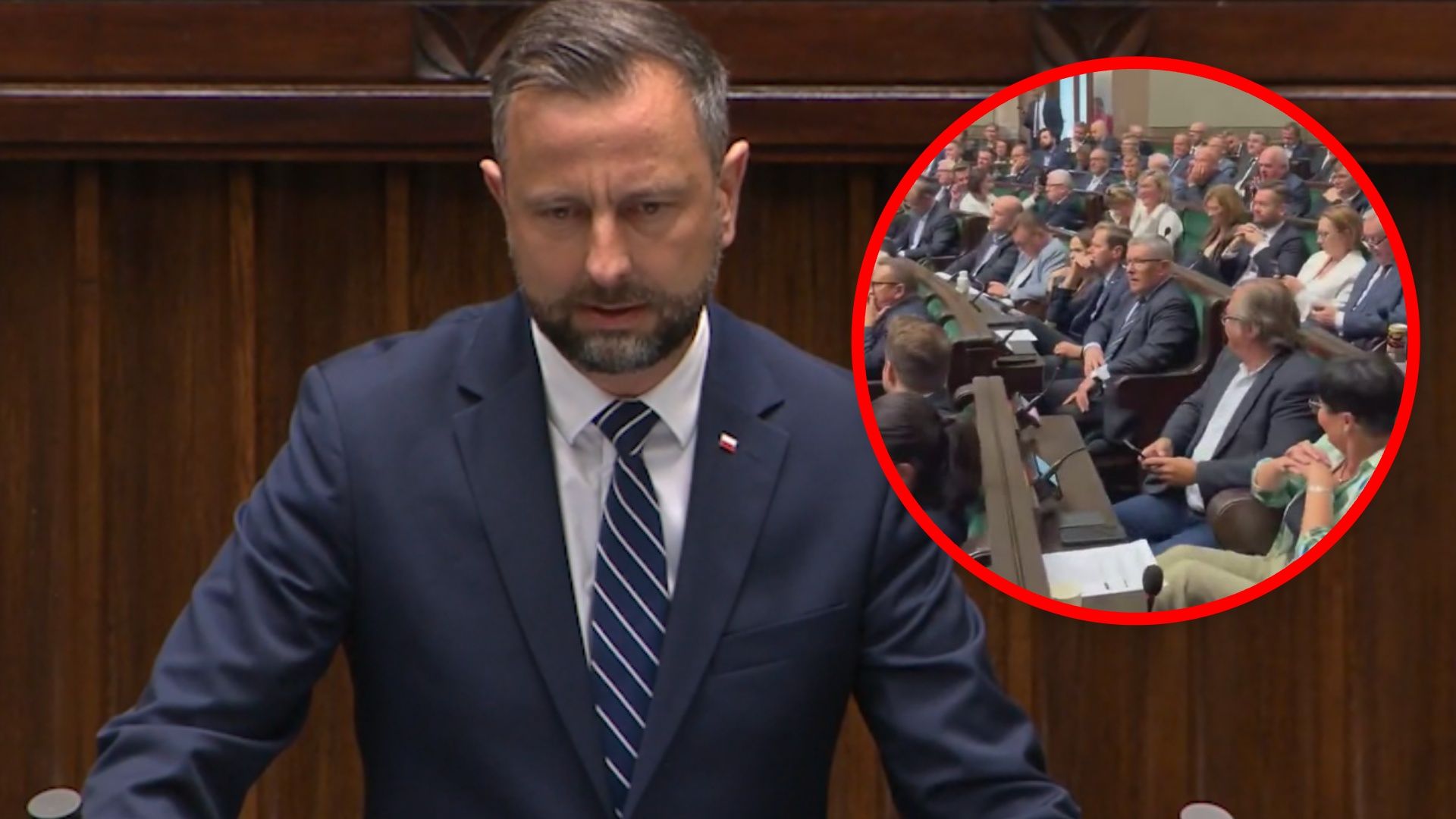 Sceny w Sejmie. Poseł pokazał co wydarzyło się w ławach PiS