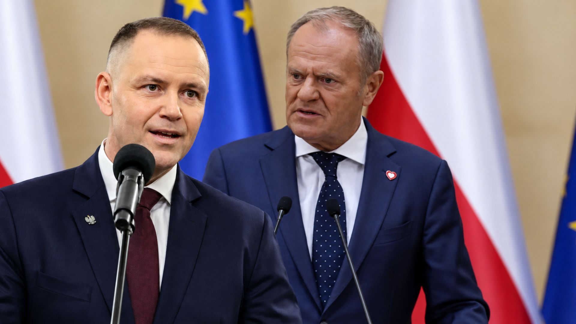 "Prezydent z długopisem". Tusk skrytykował Nawrockiego ws. współpracy