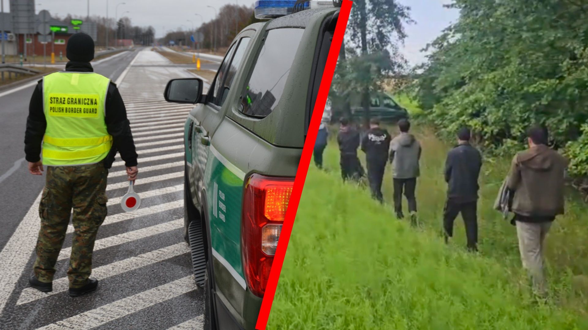 Zatrzymali ośmiu imigrantów na granicy. Zwrócili ich Litwie