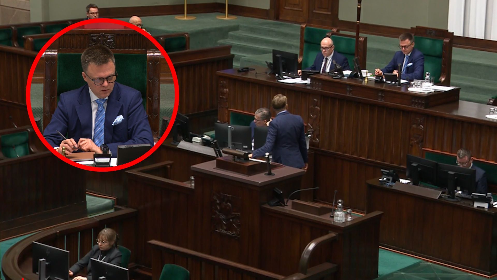 Riposty na sejmowej mównicy. Hołownia nie mógł się powstrzymać
