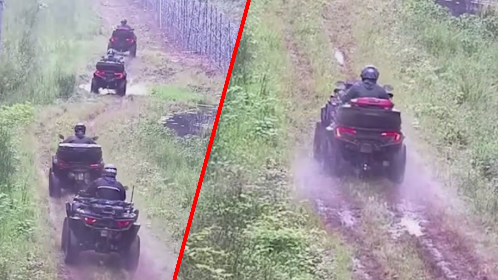 Rajd quadami na granicy z Rosją. Pokazali nagranie