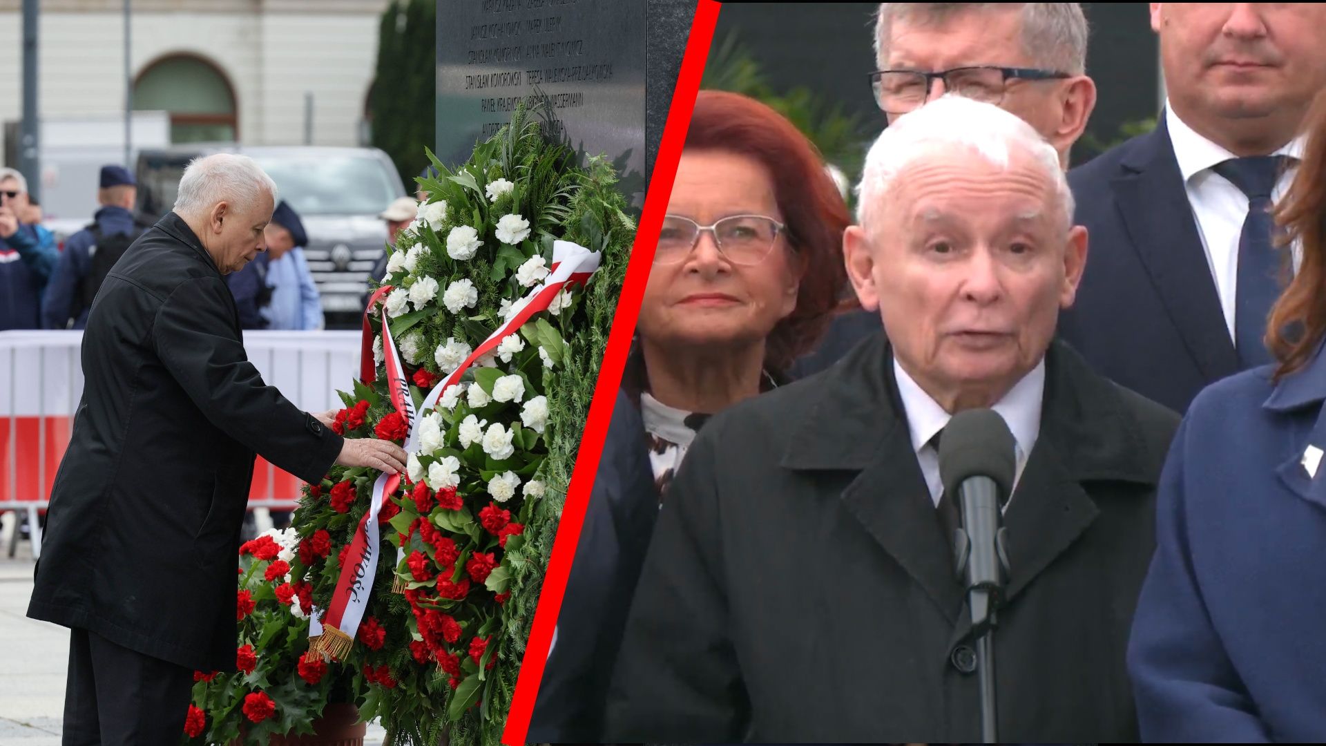 Emocje na miesięcznicy smoleńskiej. Kaczyński o "głębokiej chorobie państwa"
