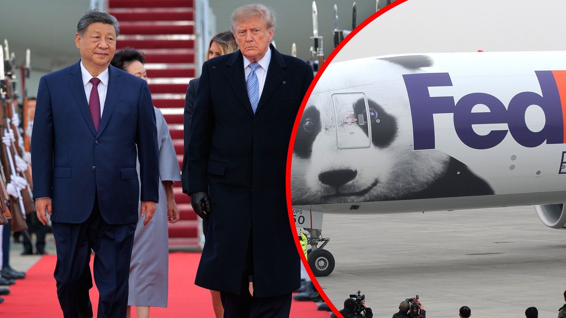 Specjalni goście z Chin. Prezent od Pekinu już w USA. Nagranie