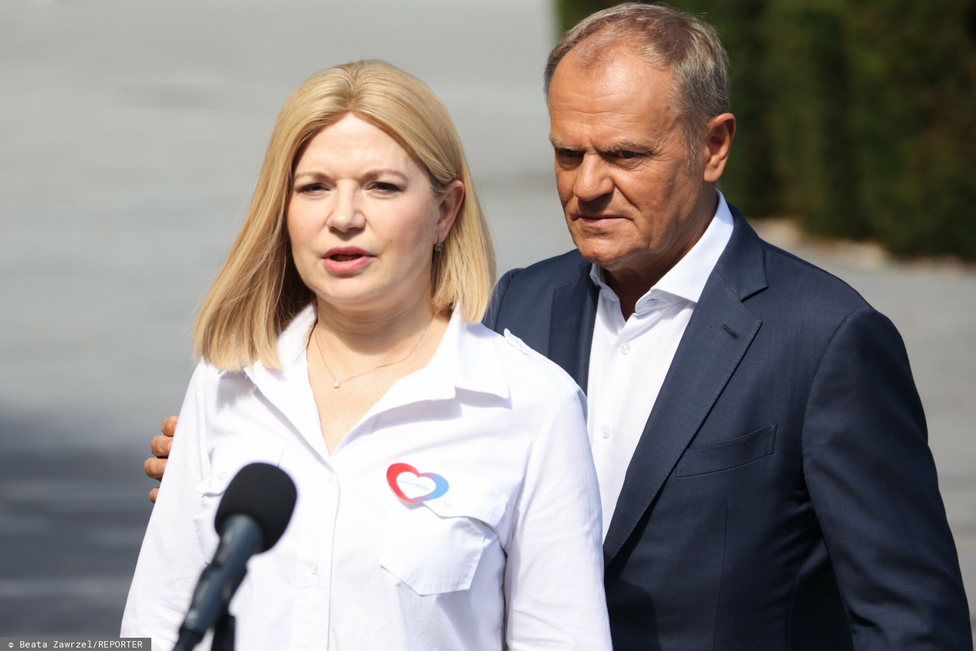 Tusk szkodzi Piątkowskiej? Kandydatka KO zabrała głos