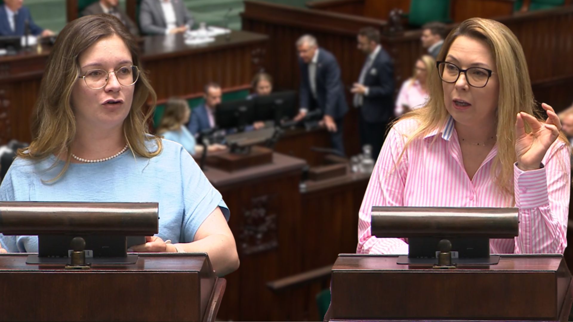 Sceny w Sejmie. Posłanki kłóciły się o upały w Polsce i ministra Tuska
