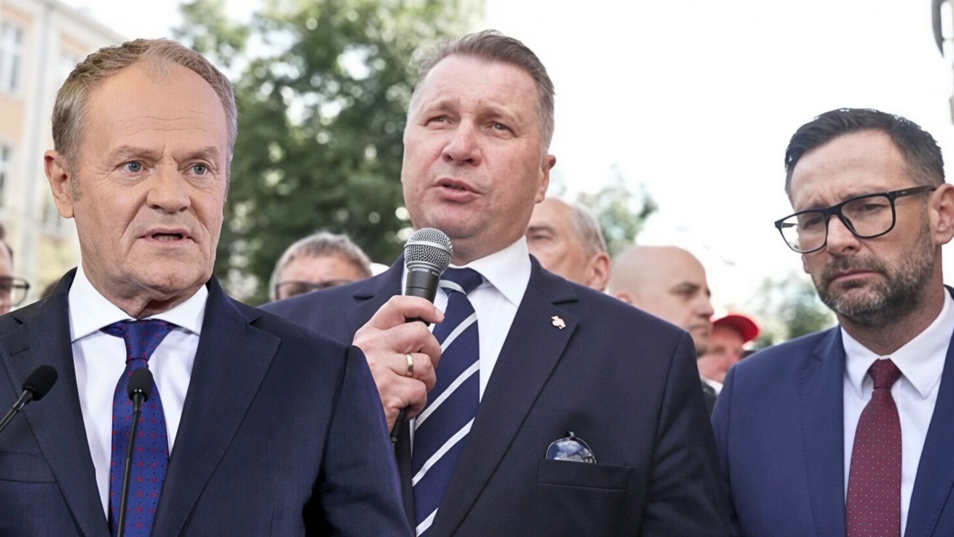 Tłumy pod prokuraturą. Czarnek i Obajtek ostro o rządzie Tuska