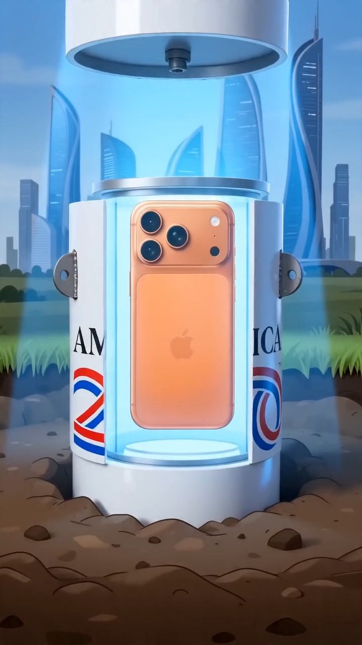 IPhone 17 Pro Max został zakopany w ziemi. Wyjmą go w 2276 roku
