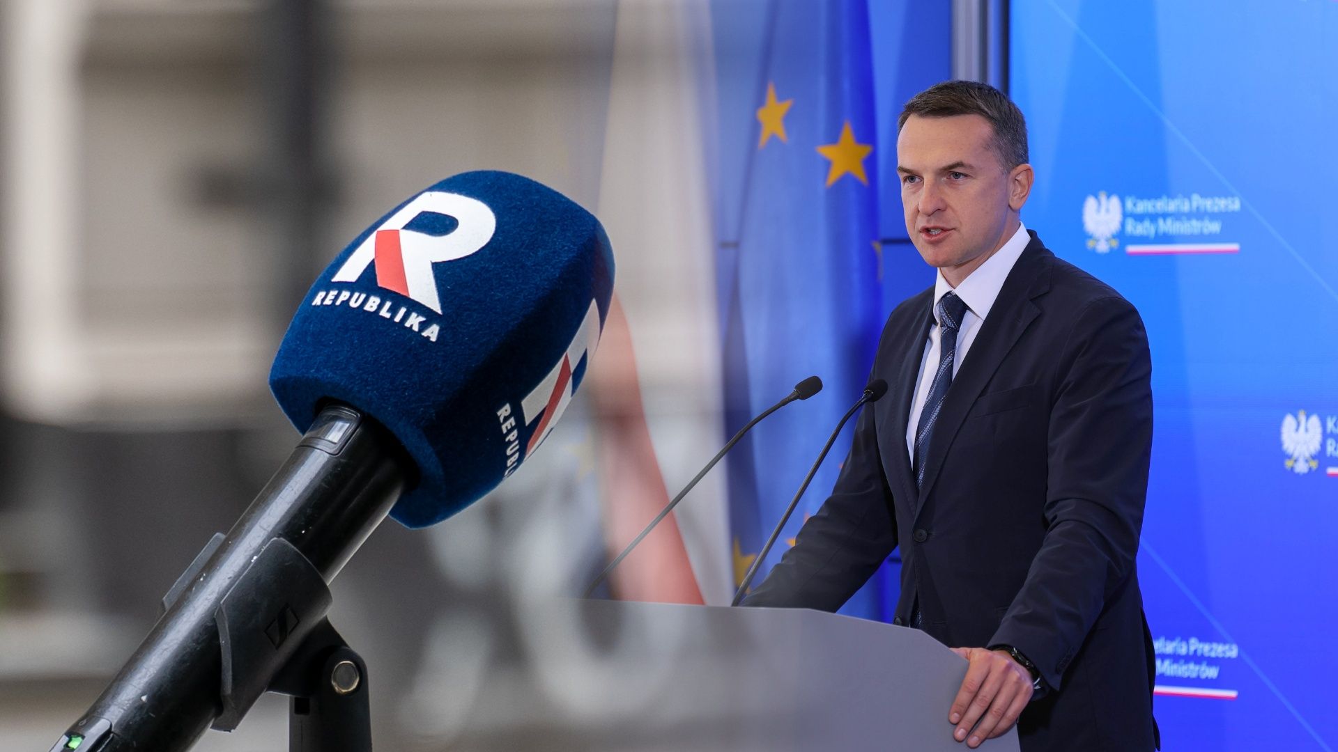 Spięcie na konferencji. Tak Szłapka odpowiedział TV Republice