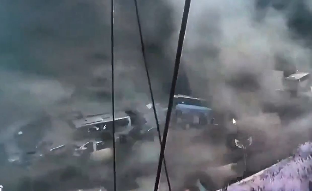 Wstrząsające wideo. Lawina błotna zmiotła przejście graniczne