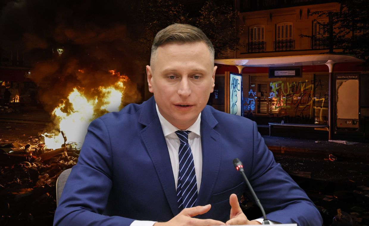 Europoseł o zamieszkach we Francji. Wskazał na Polskę