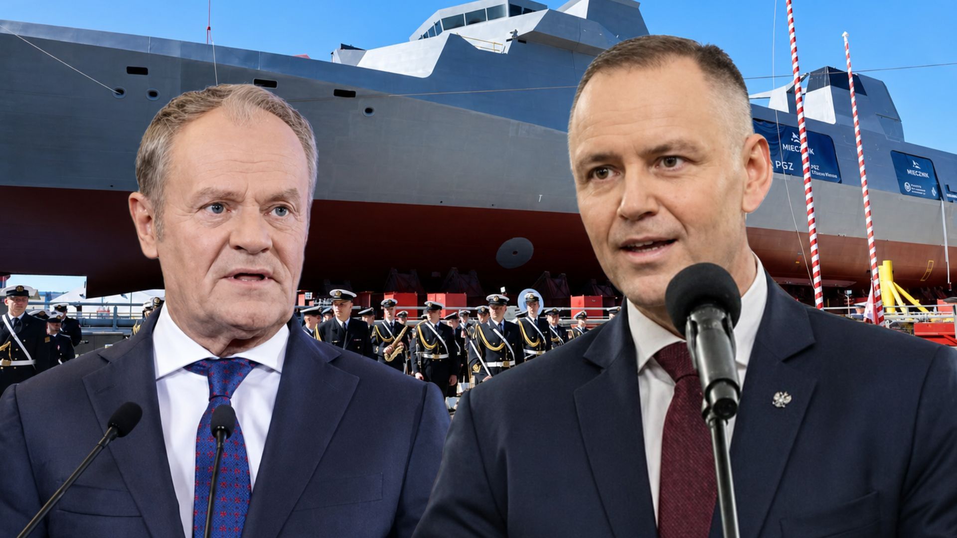 "Pan wie, o czym mówię". Tusk zwrócił się do Nawrockiego w Gdyni