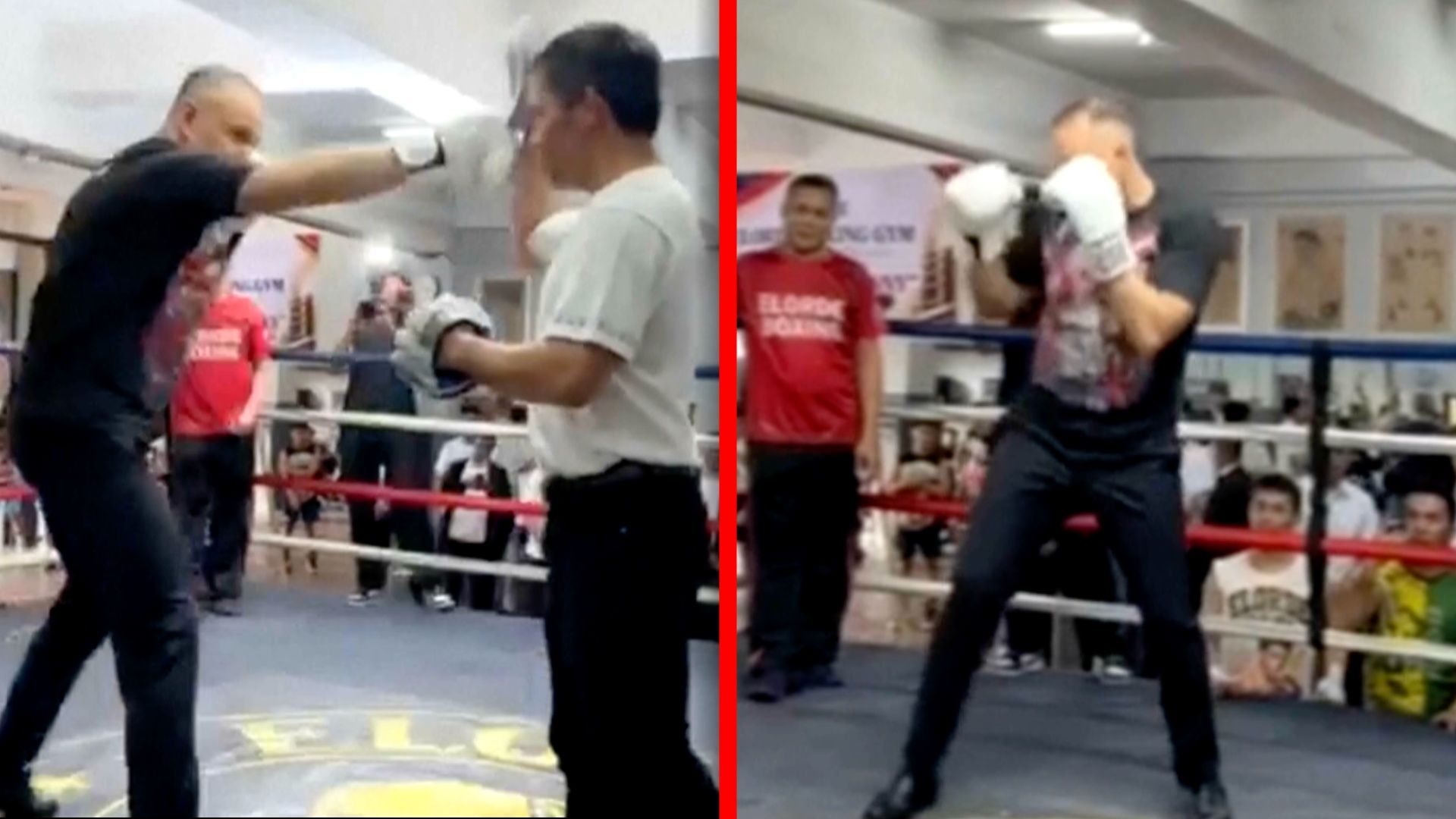 Nawrocki w ringu. Szybkie ciosy i legendarny Pacquiao. Jest nagranie