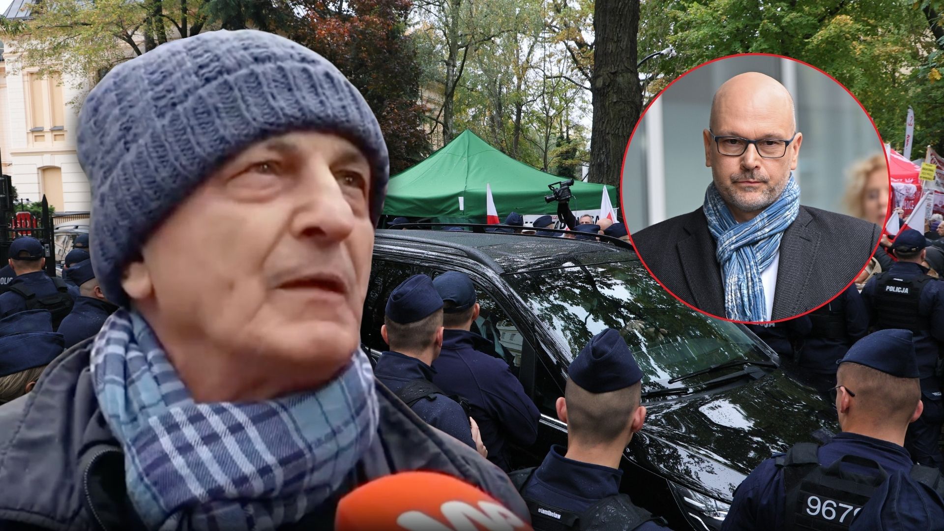Tłum ludzi pod TK. Tak wygląda to z bliska. "Wszystko fałszują"