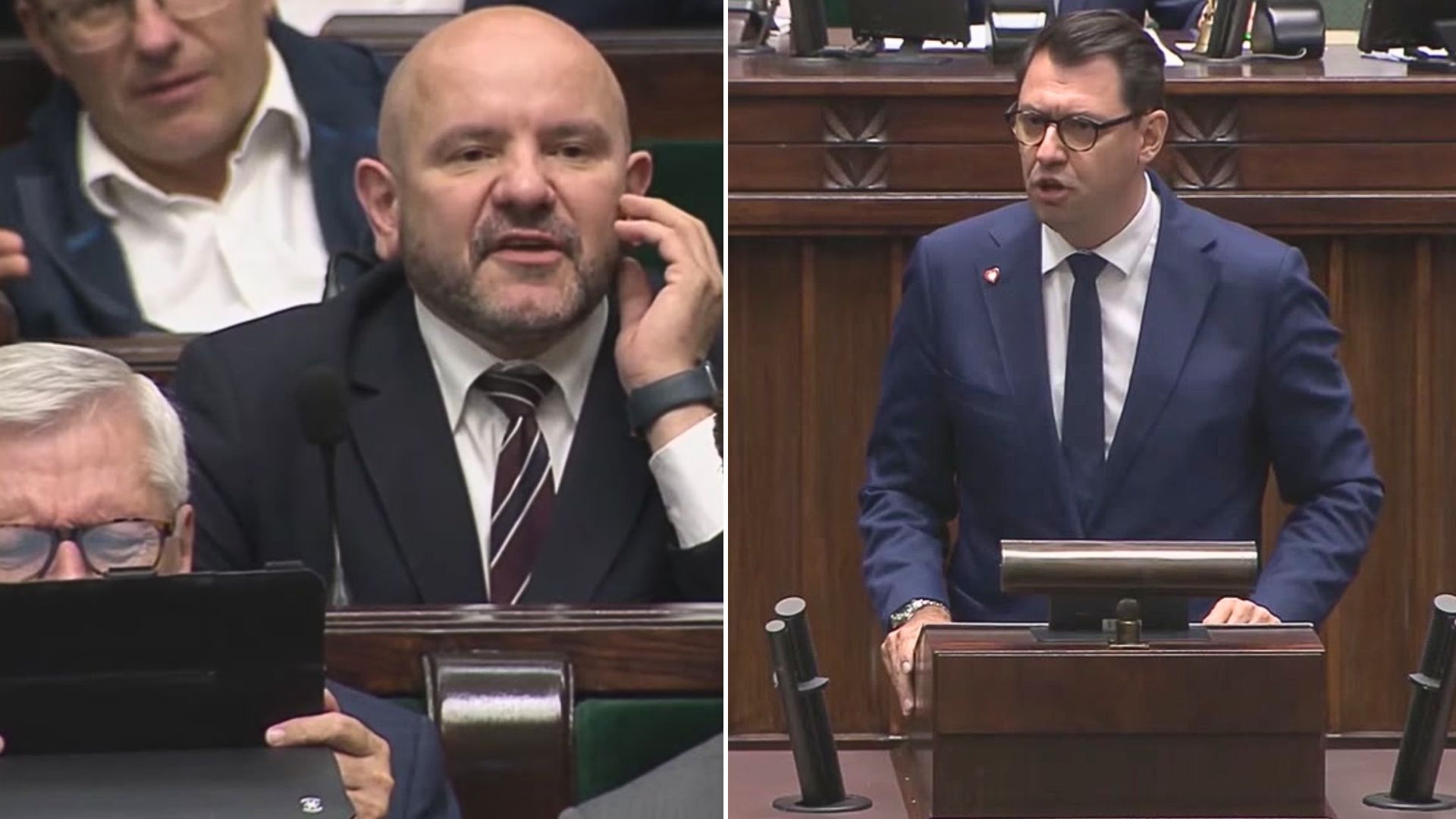 Frysztak ostro do Goska. Kamery nagrały reakcje posłów PiS w Sejmie