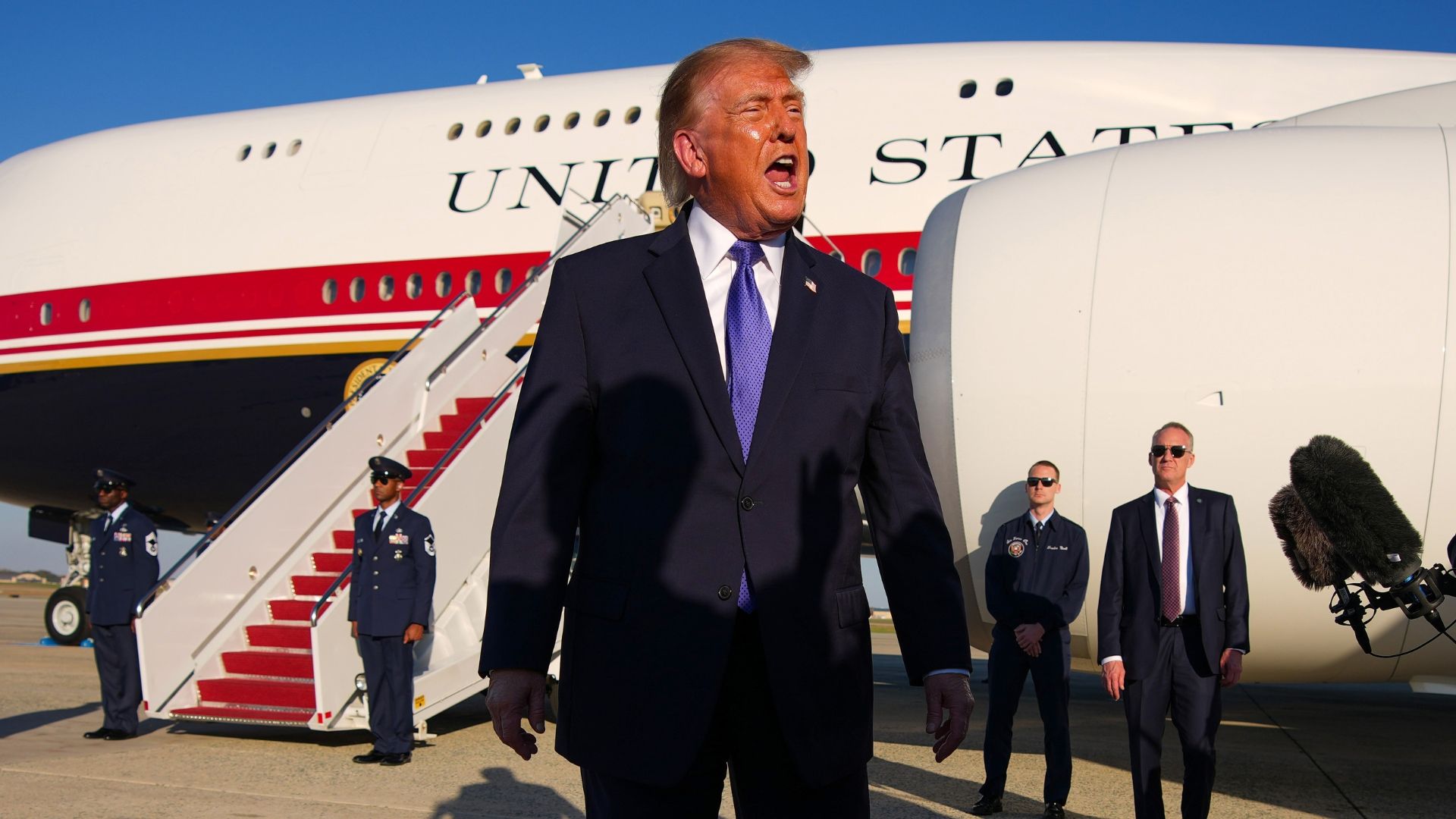 "Wyglądasz okropnie". Tak Trump powiedział do dziennikarza. Nagranie