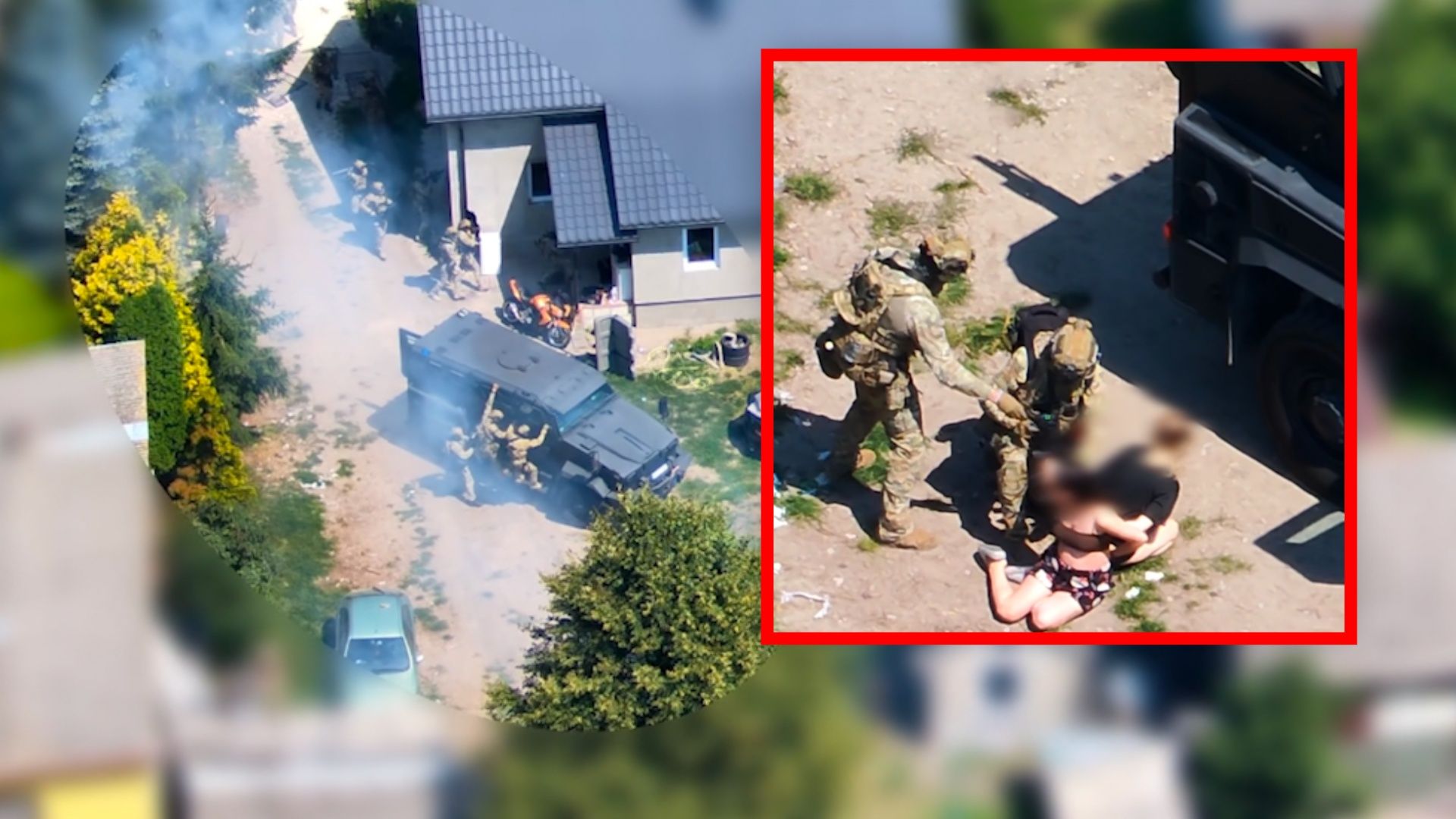Sprawdzili prywatne posesje. Oprócz broni było coś jeszcze