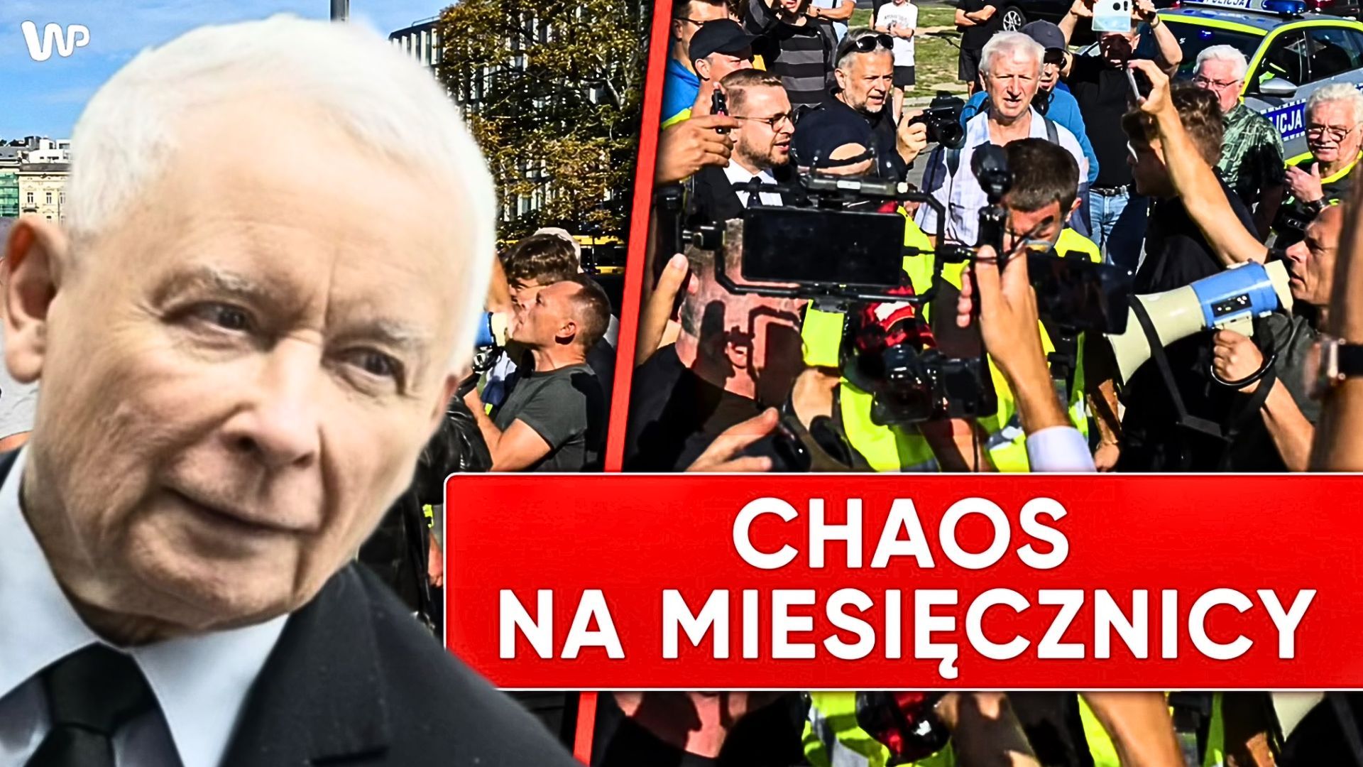Sceny w Warszawie. Kaczyński zagłuszany na miesięcznicy smoleńskiej