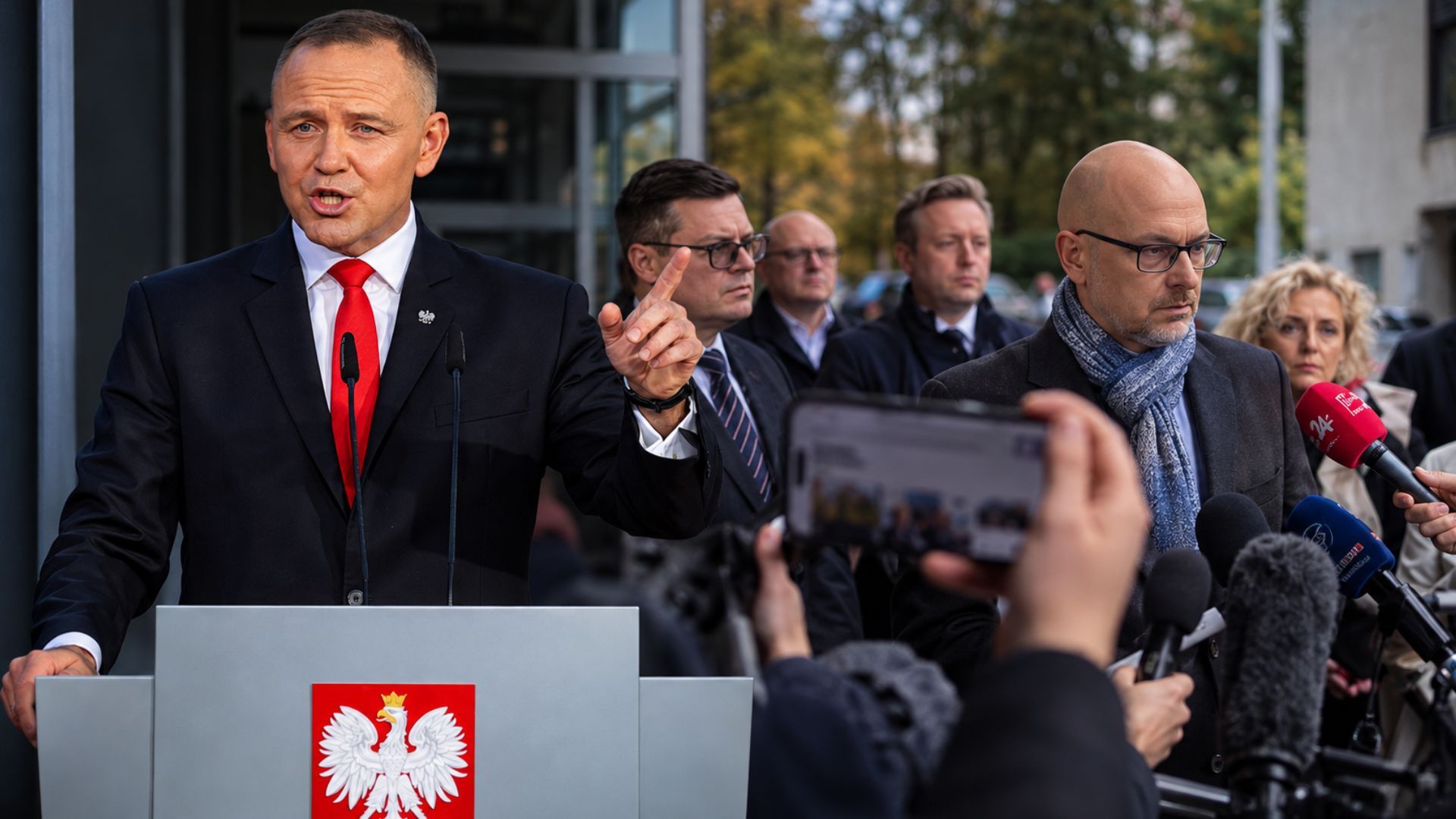 Berek przemówił po ślubowaniu. Mocne słowa w kierunku prezydenta