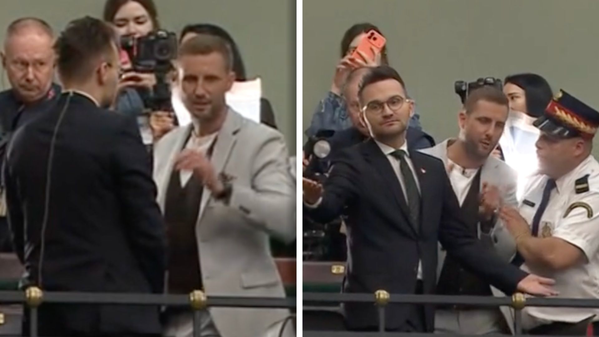 Reporter Republiki wyproszony z Sejmu. Wszystko nagrały kamery