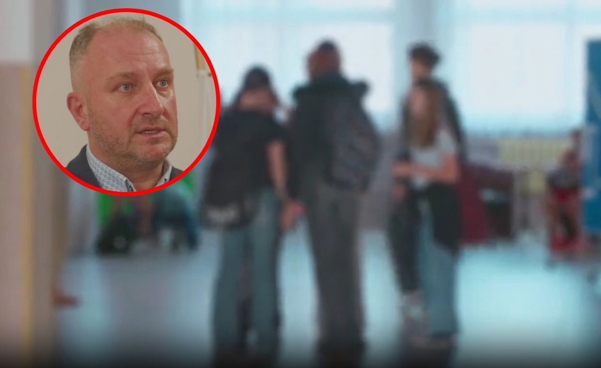 "Staramy się pracować normalnie". Dyrektor o nastrojach w szkole