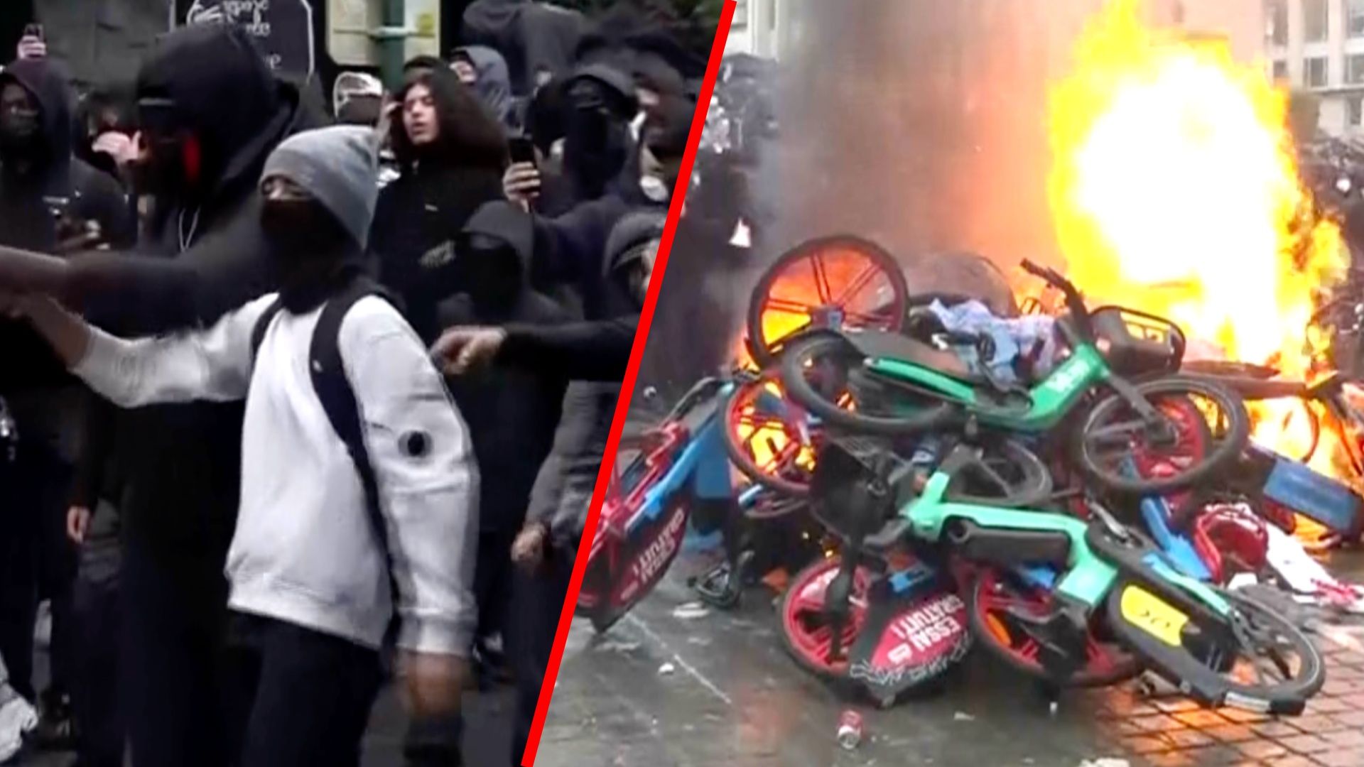 Ogromny protest w Brukseli. Na ulicach policja traci kontrolę