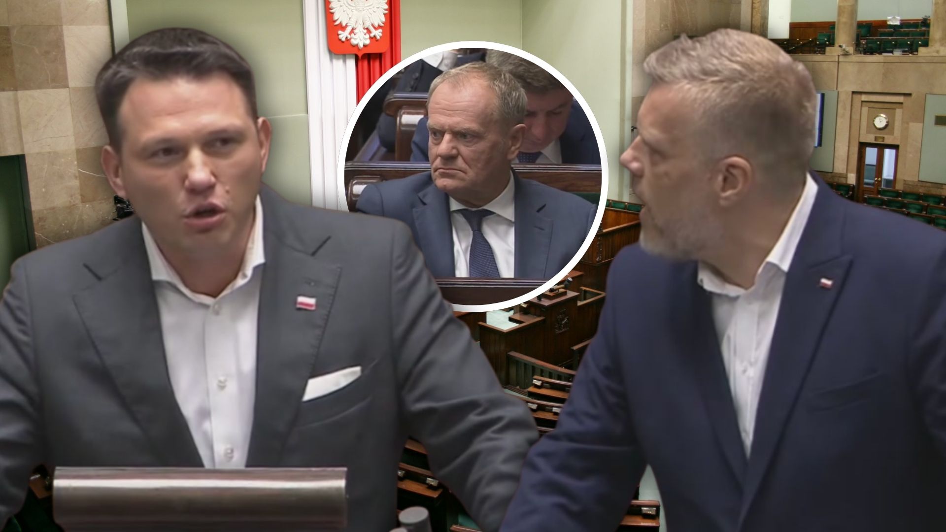 Ostre słowa do Tuska. Tak Mentzen i Zandberg uderzyli w rząd w Sejmie