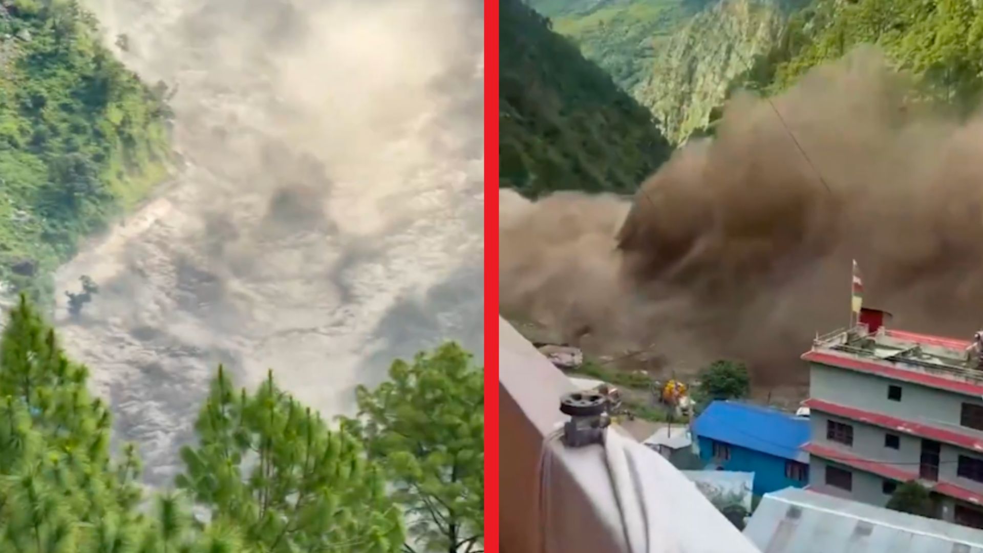 Tragiczna powódź w Nepalu. Żywioł niszczył wszystko na swojej drodze