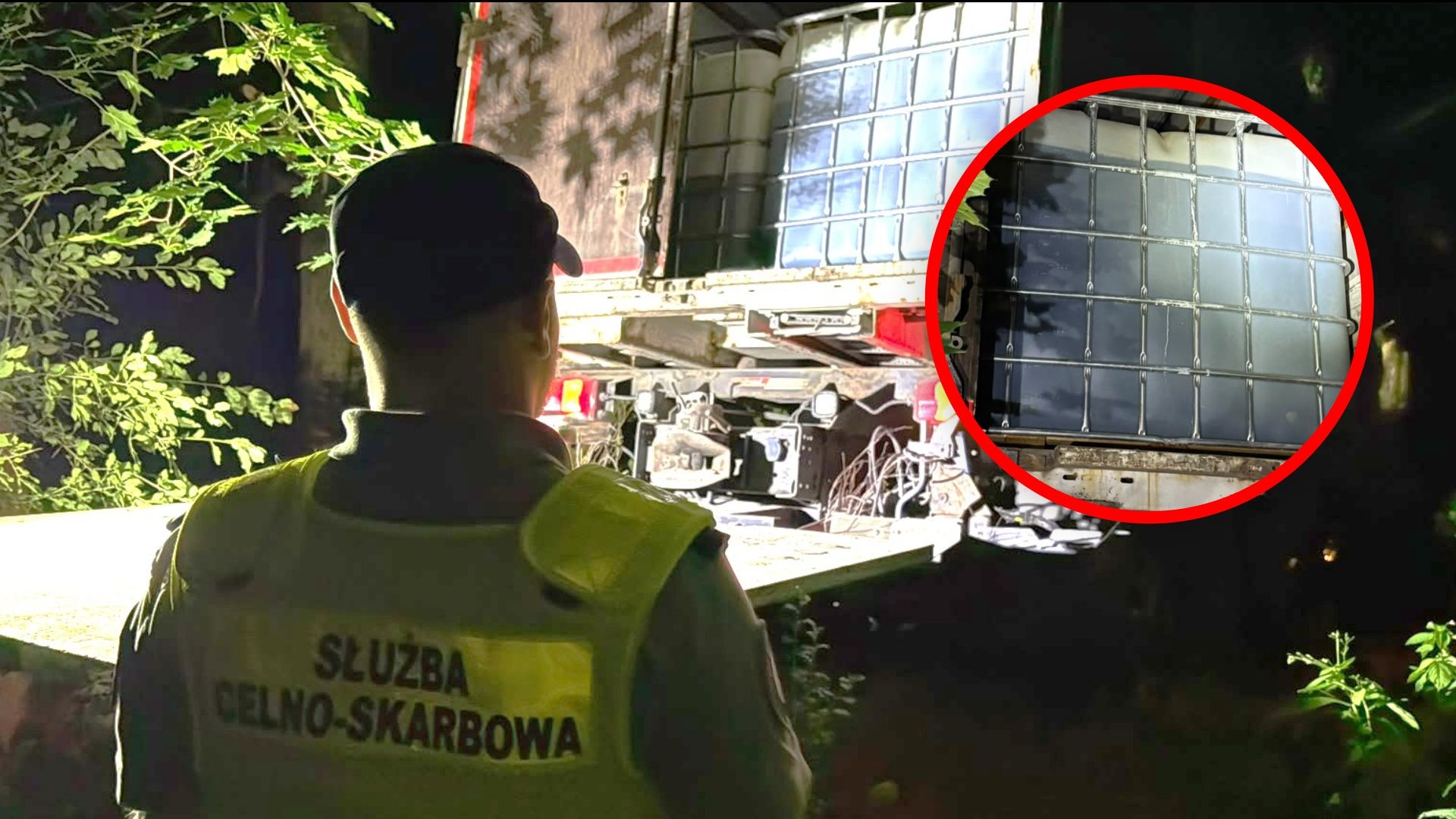 Trujące odkrycie. Porzucił ciężarówkę i uciekł do lasu