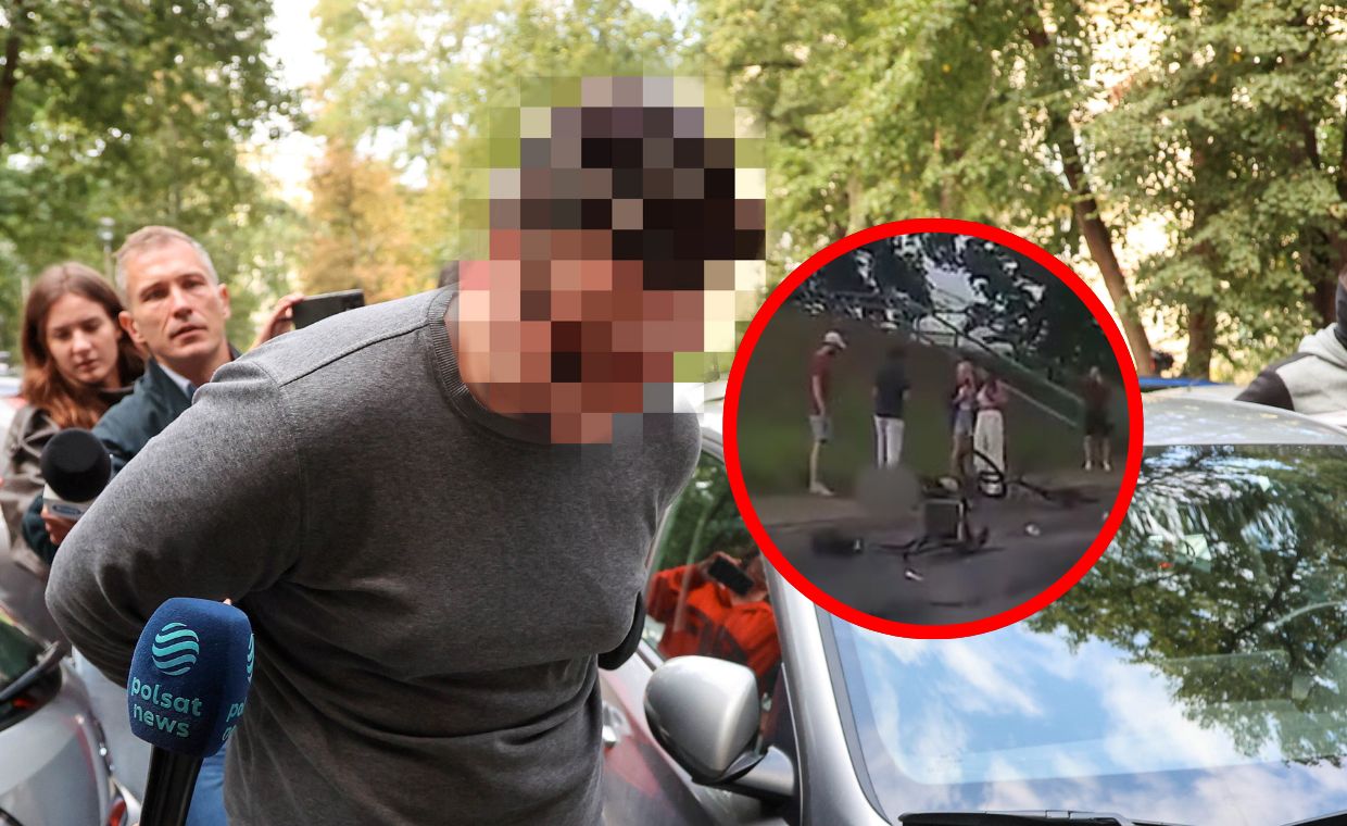 Tuż po wypadku w Krakowie. Jest nagranie