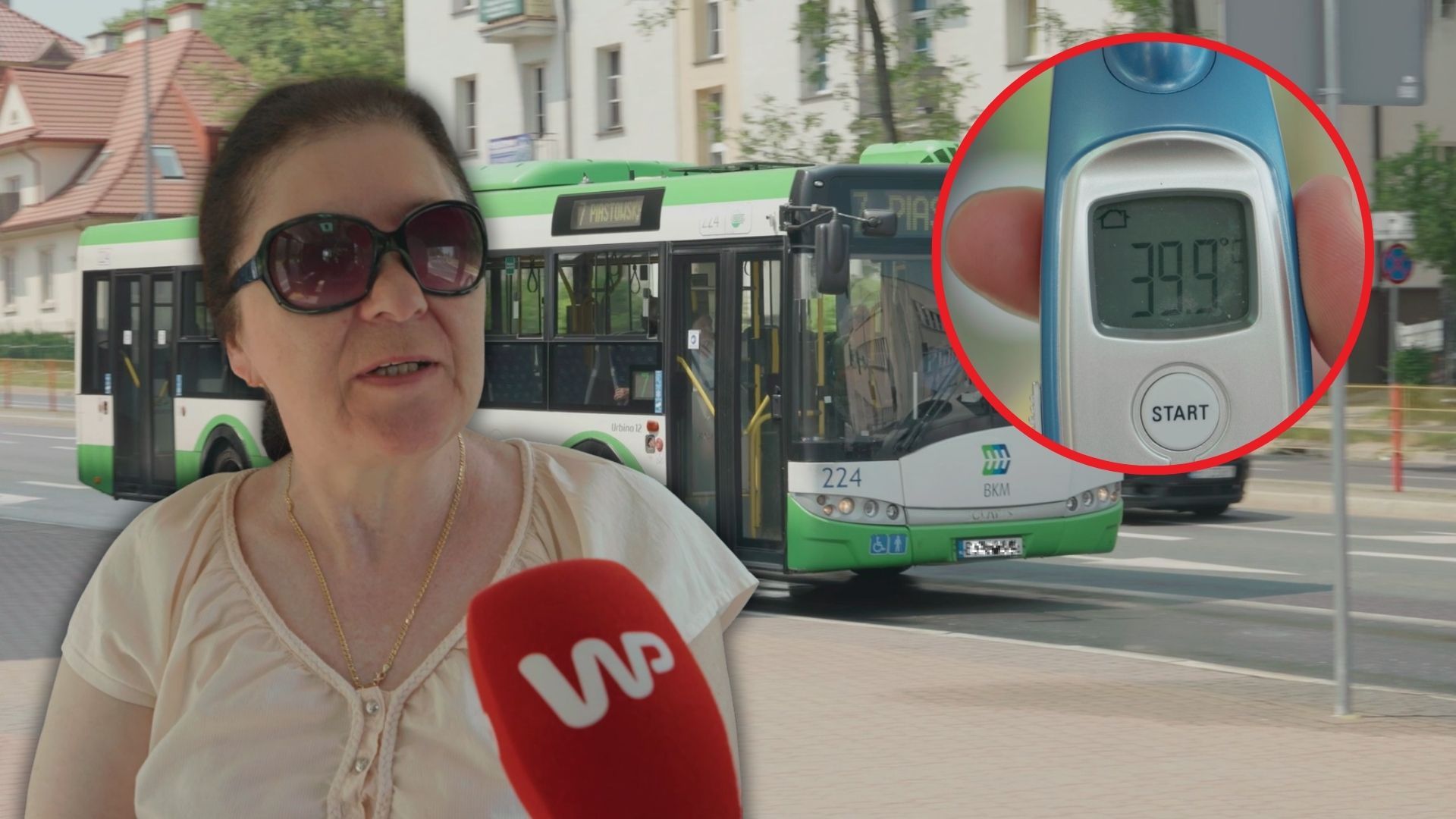 "Pot zalewa oczy". Brak klimatyzacji w autobusach