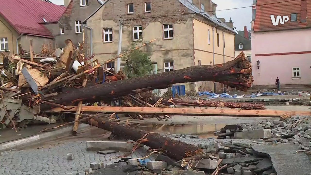 Tak wygląda Lądek-Zdrój po przejściu kataklizmu. "Najgorszy obrazek"