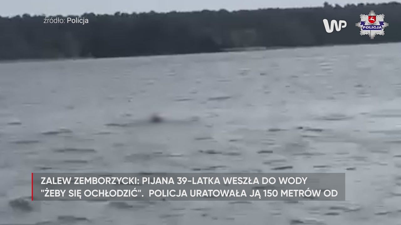 Pływała pijana i w sukience. 39-latka nagle zaczęła tonąć