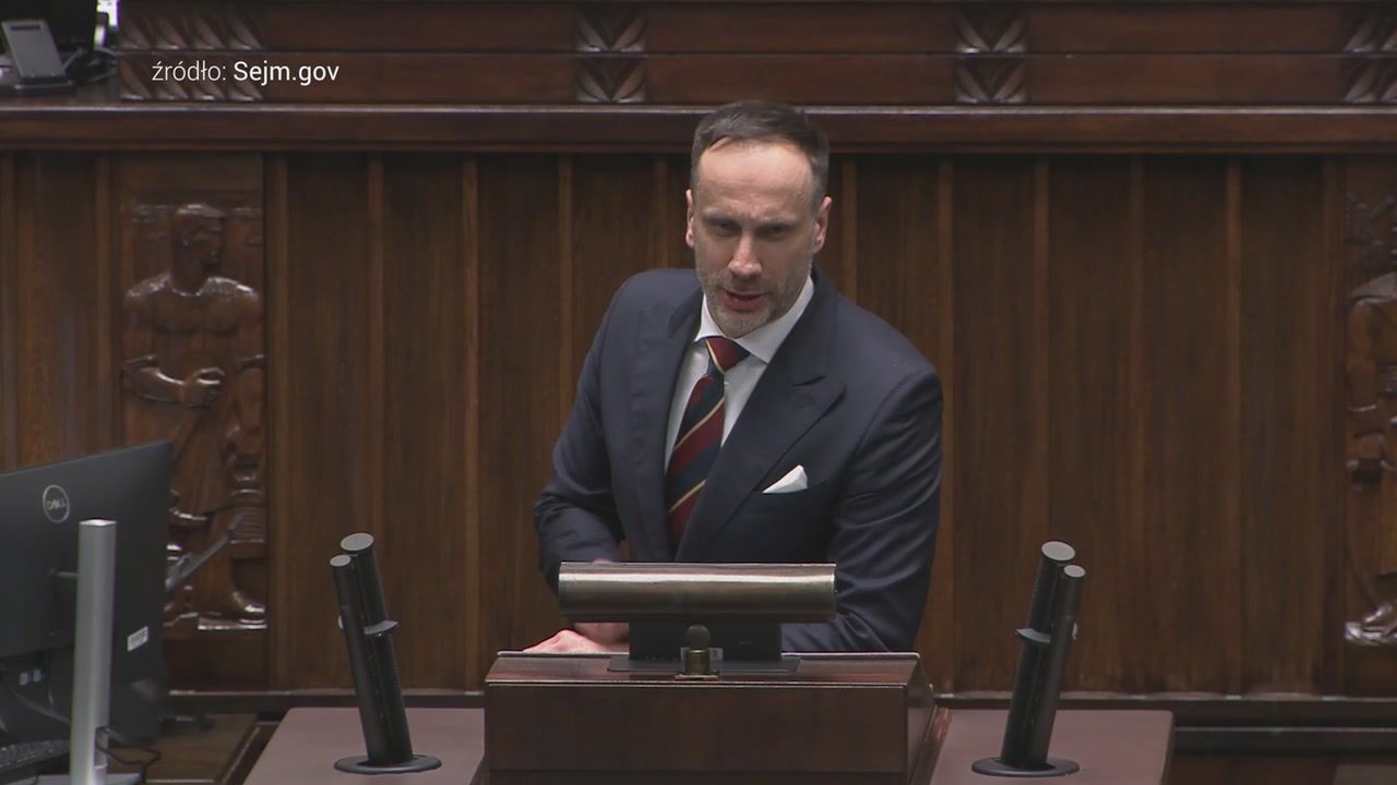 Kowalski reaguje na ustalenia WP. Ostre słowa w Sejmie