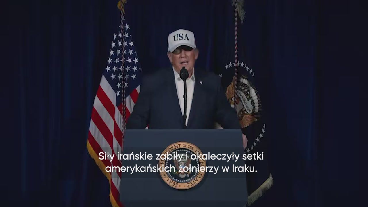 Specjalne orędzie. Tak Donald Trump ogłosił atak na Iran
