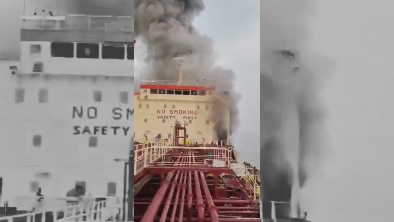 Ostrzał tankowca na Zatoce Omańskiej. Potężny wybuch, mamy nagranie