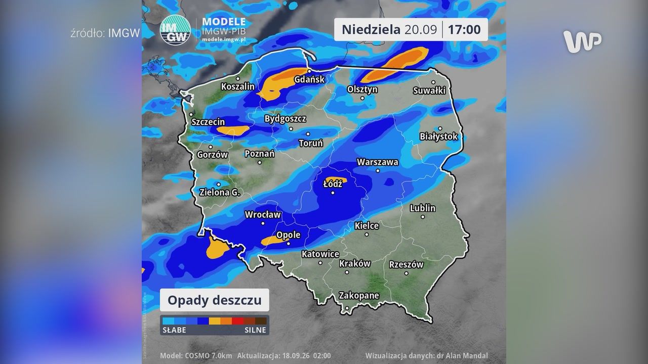 Deszcze opanują niemal całą Polskę. Czeka nas duża zmiana w pogodzie