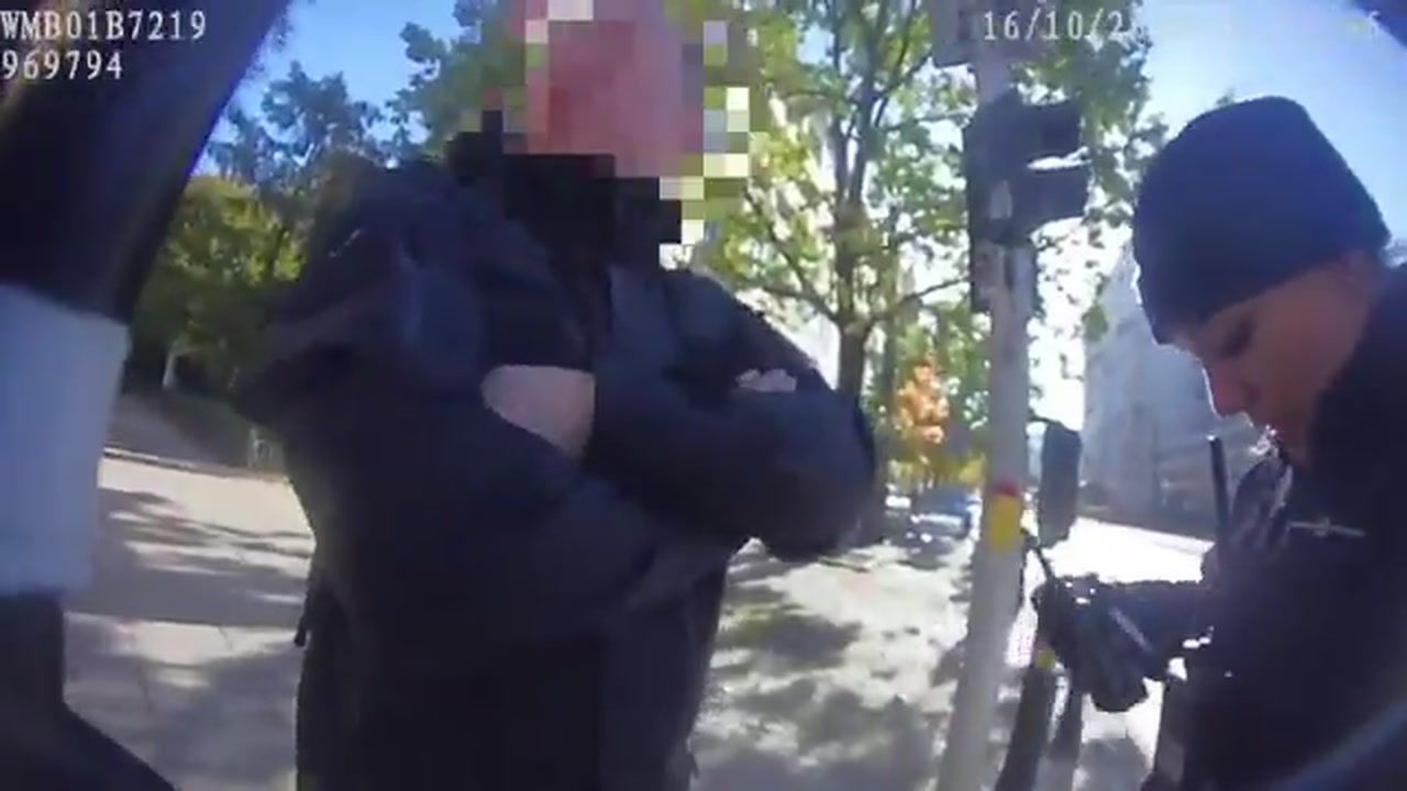 Zatrzymany na Marszałkowskiej. Policja pokazała nagrania