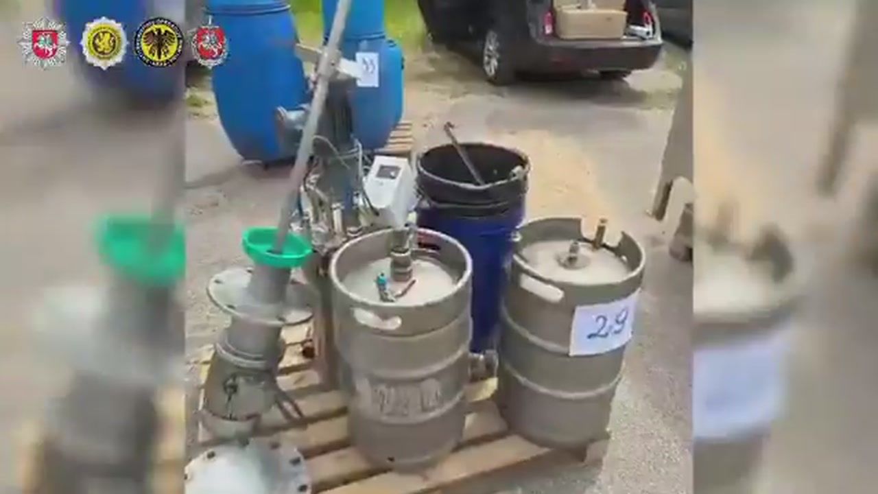 Akcja w laboratorium narkotyków na Litwie. Pomogli polscy policjanci
