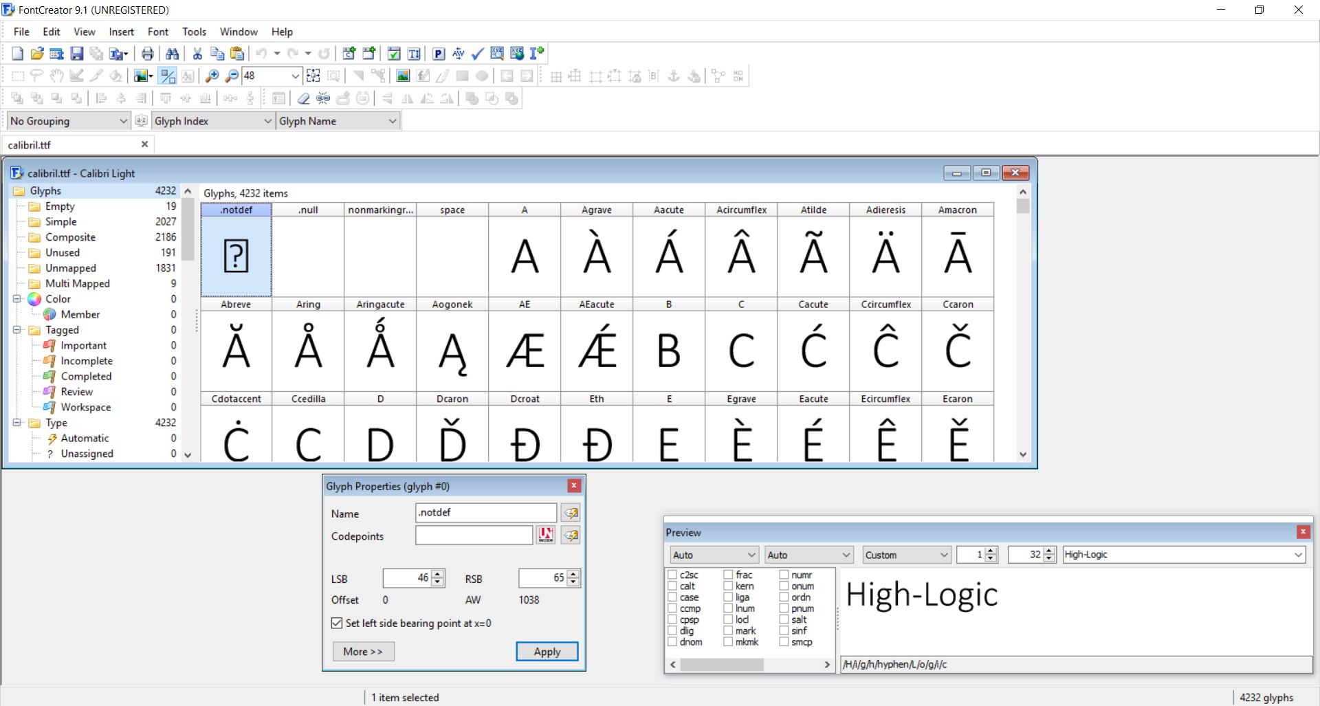 FontCreator Professional 15.0.0.2952 download the new version for windows