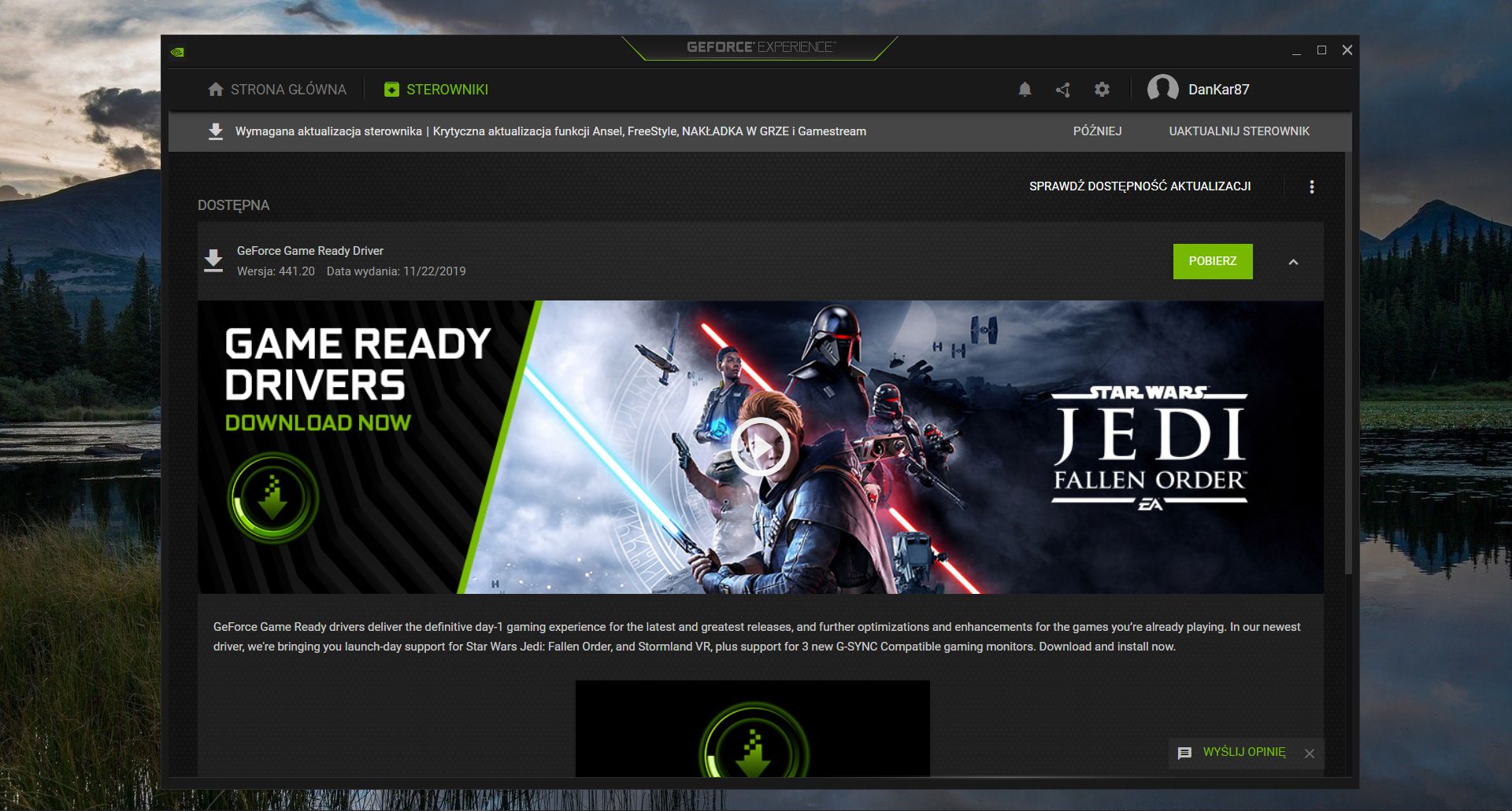 instal the new version for windows GeForce Experience