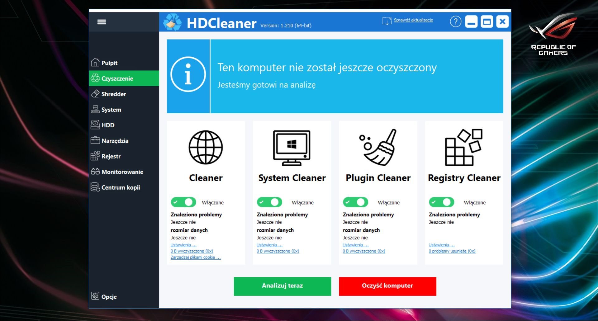 instal HDCleaner 2.051 free