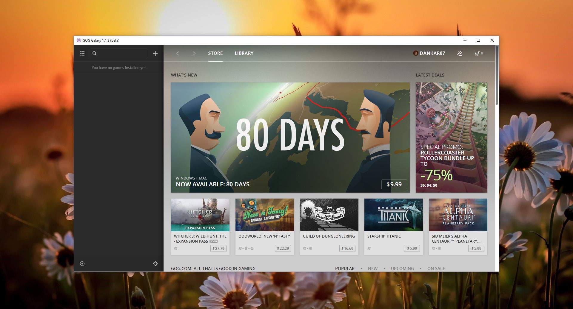 GOG Galaxy 2.0.68.112 download the new version for mac
