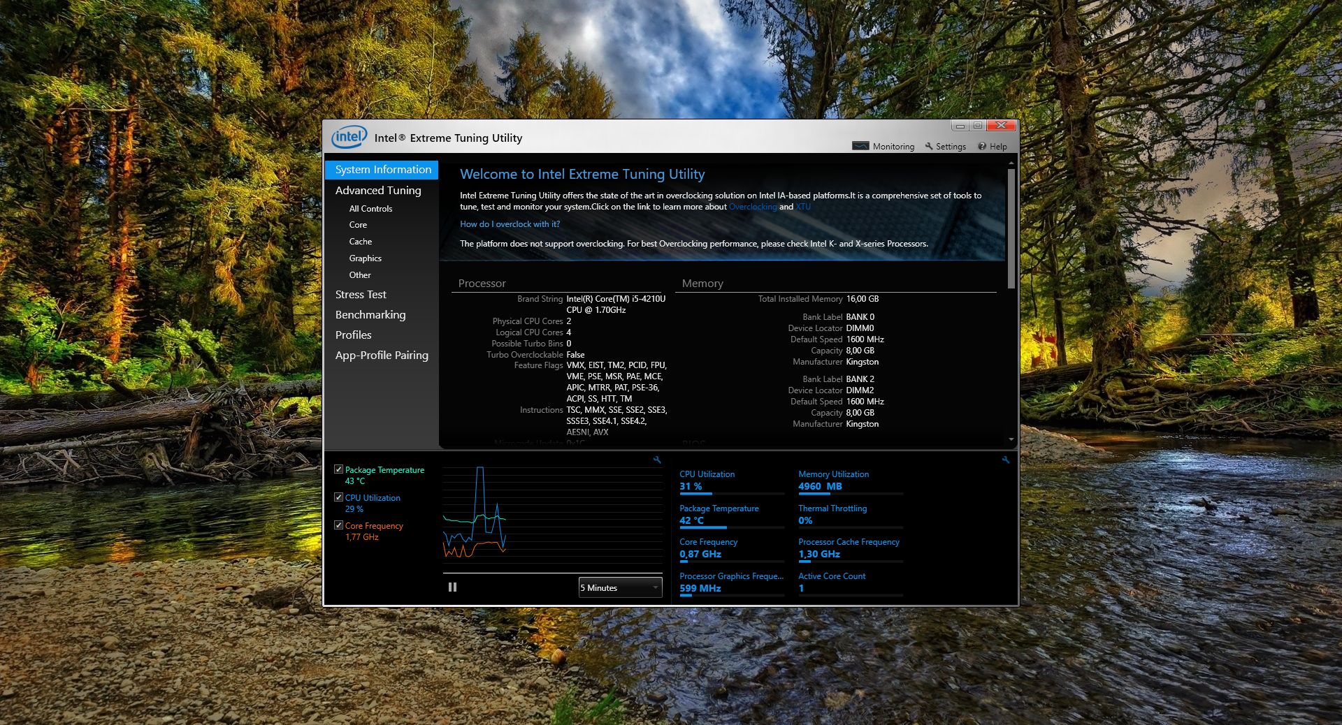 asus intel extreme tuning utility unsupported platform