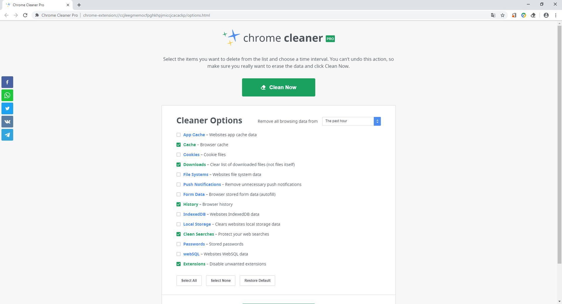 Chrome Cleaner Pro 1.1.1 dobreprogramy