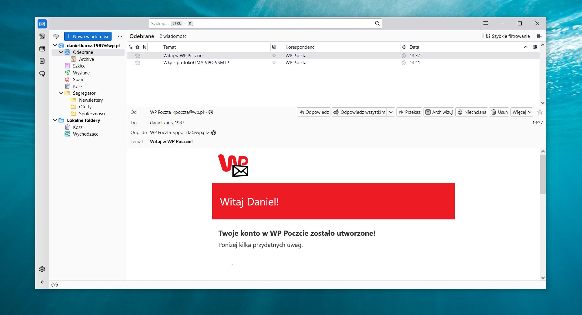 Biuro Obsługi Klienta Poczty Wp WP Poczta: jak skonfigurować e-mail w Thunderbirdzie?
