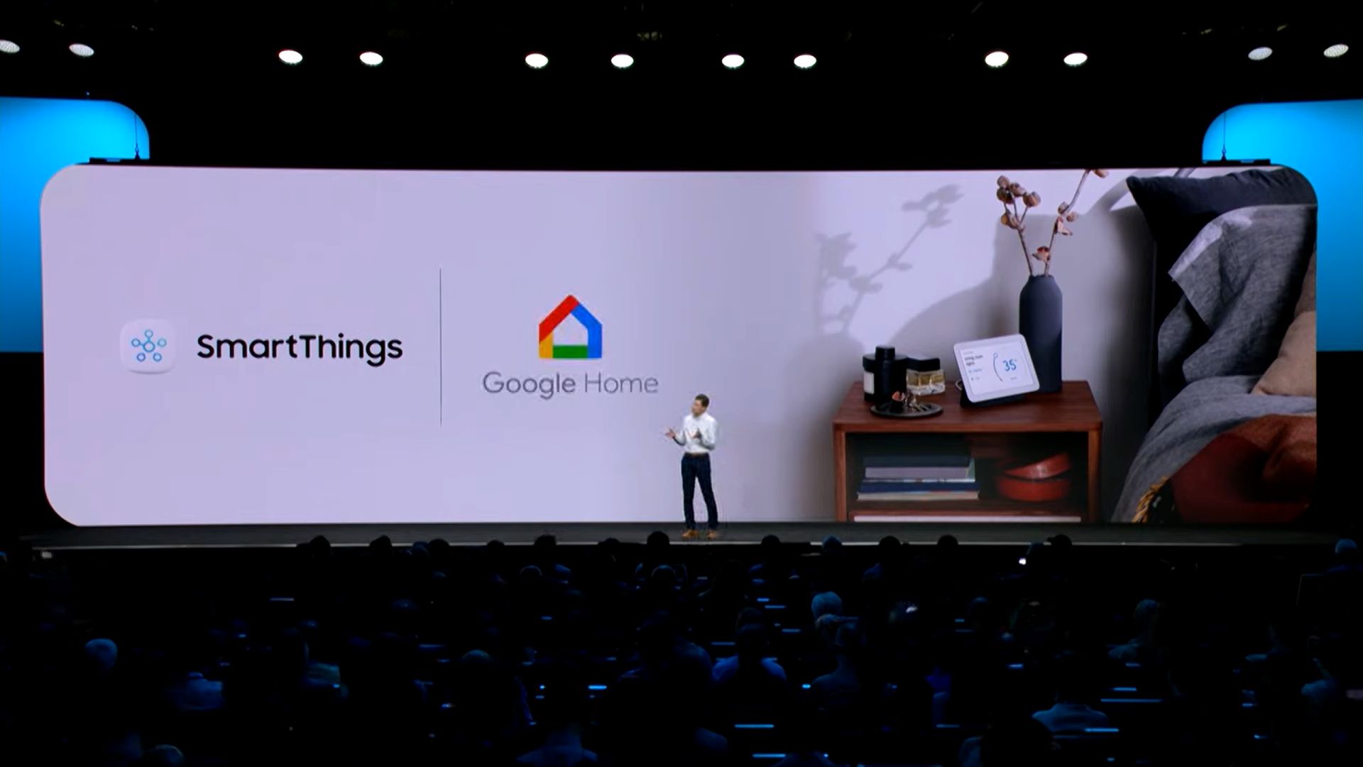 Samsung smartthings best sale with google home